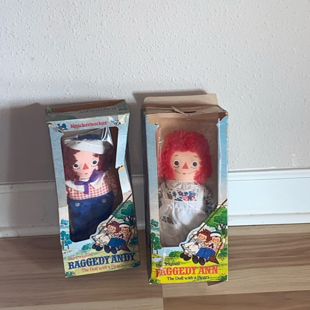 Vintage 1979 Raggedy Ann & Andy doll